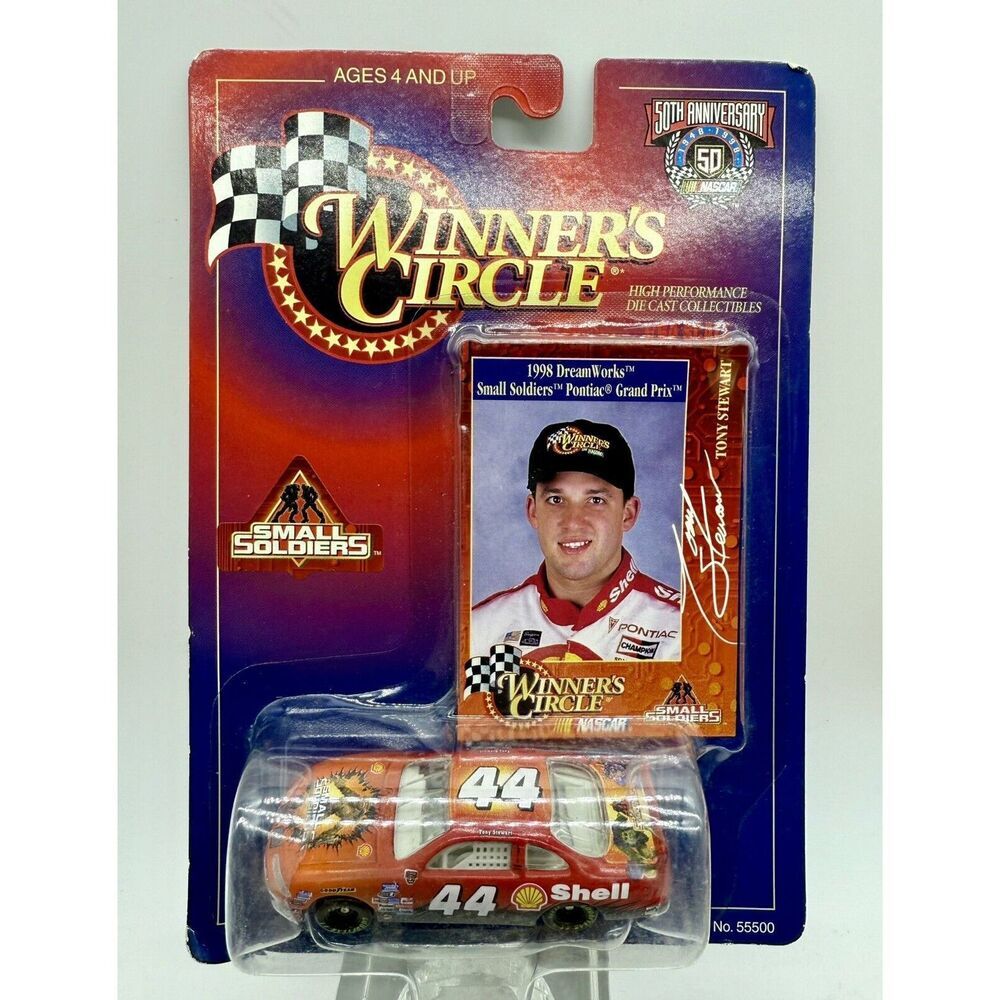 1998 Winners Circle 1:64 Tony Stewart 44 Small Soldiers Pontiac With Card New